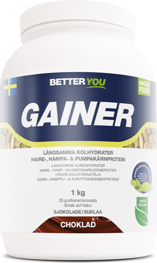 Whole Food Gainer Sjokolade 1 kg