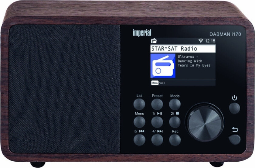 imperial DABMAN i170 DAB+ og Internett-radio Wood Look