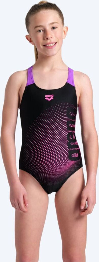 badedrakt til jenter - Dim Light - Svart/lilla - Badedrakter for jenter - Sport/strand