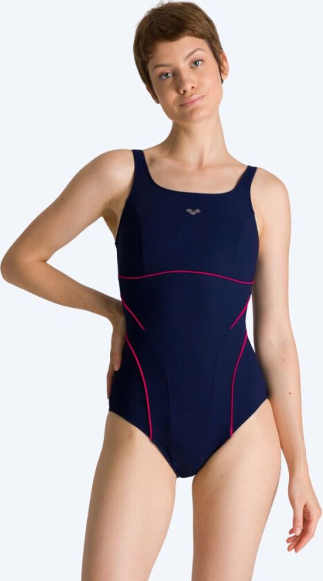 badedrakt til damer - Dana - Mørkeblå/rød - Badedrakter for damer - Svømmedrakt