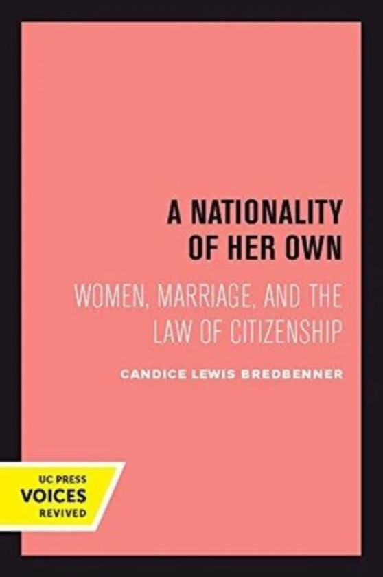 A Nationality of Her Own av Candice Lewis Bredbenner