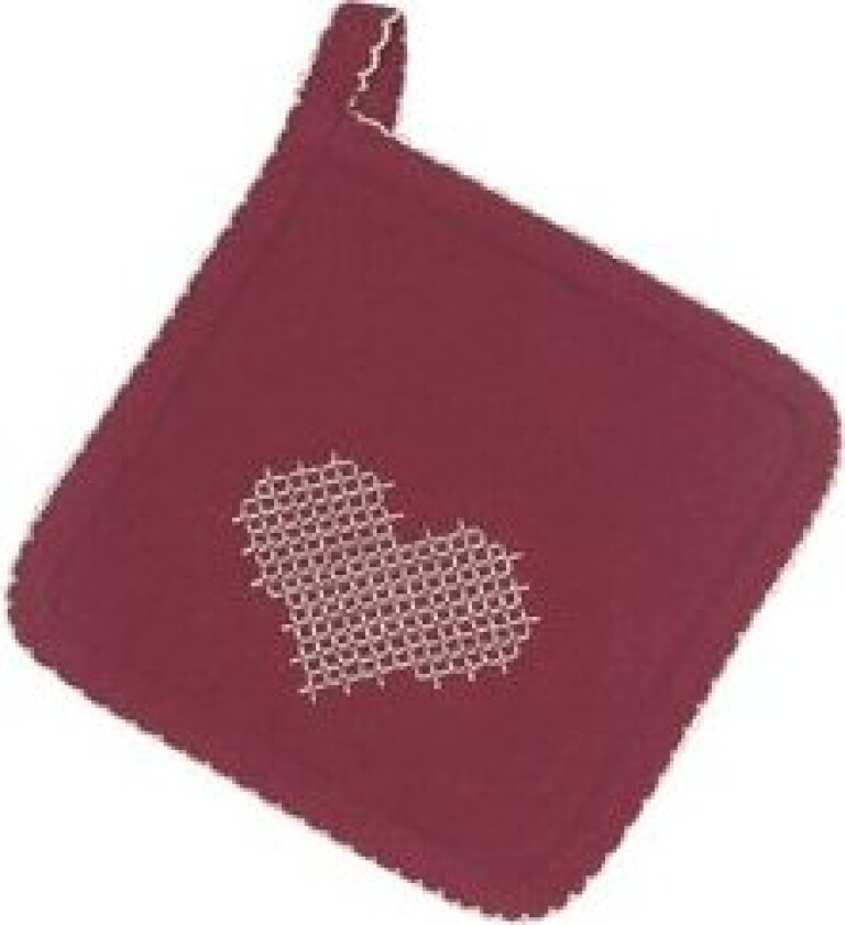 Gryteklut Tyra brodert motiv