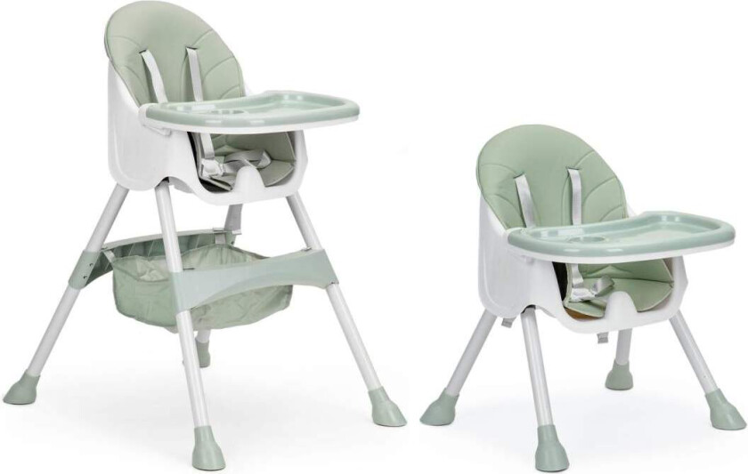 2-i-1 fôringsstol med 5-punkts belter ECOTOYS asurblå