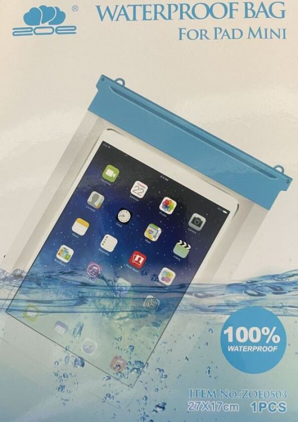 Vanntett deksel til iPad mini