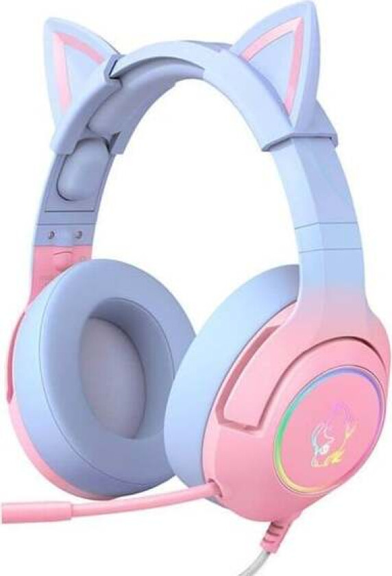 Gaming headphones K9 Pink/Blue