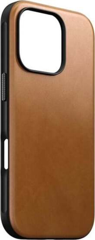 Modern Leather case english Tan-C - iPhone 16 Pro