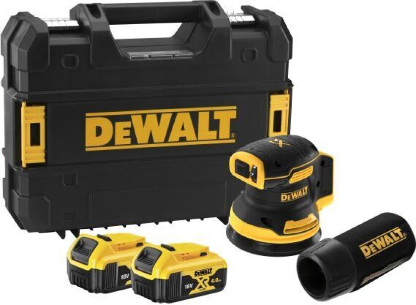 Bilde av Dewalt DCW210P2 Eksentersliper med batteri og lader