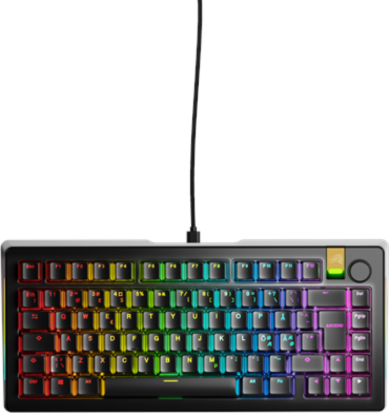 GMMK 3 Pro HE 75% - Gamingtastatur - Uten numpad - Nordisk - Svart