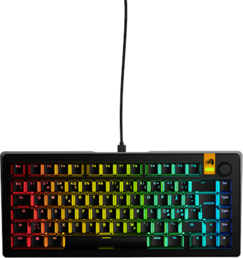 GMMK 3 HE 75% Black - Nordisk - Svart