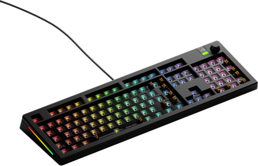 GMMK 3 100% - Black - Barebone ISO - Gamingtastatur - Svart