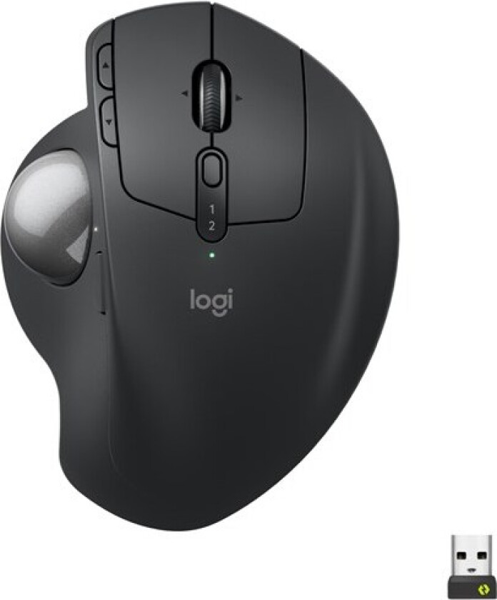 MX Ergo S - Ergonomisk mus - Optisk - 8 - Svart