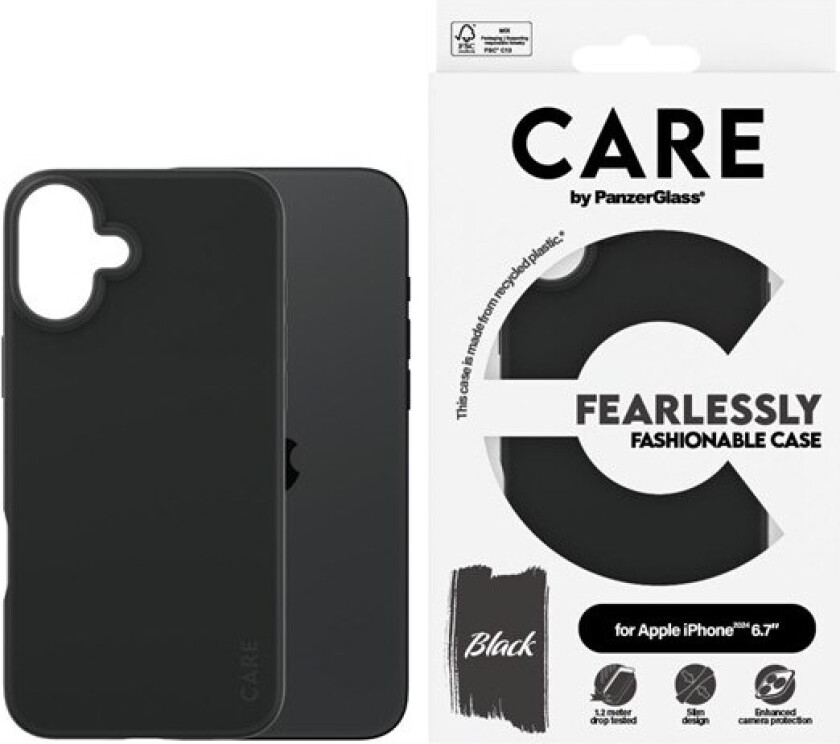Case Fashion Black iPhone 16 Plus