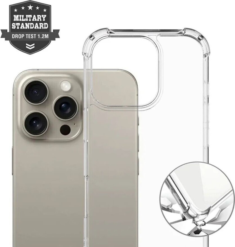 iPhone 16 Pro 4smarts IBIZA Deksel - MagSafe Kompatibel - Gjennomsiktig