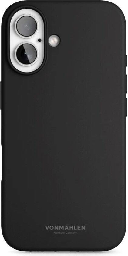 iPhone 16 Eco Silikon Deksel - MagSafe Kompatibel - Svart