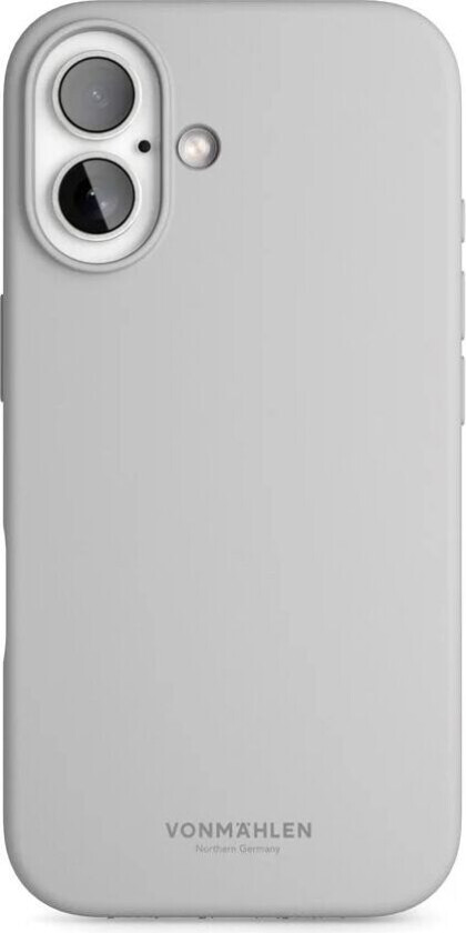 iPhone 16 Eco Silikon Deksel - MagSafe Kompatibel - Light Grey