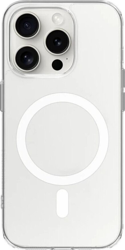 iPhone 16 Pro Transparent Deksel - MagSafe Kompatibel - Gjennomsiktig