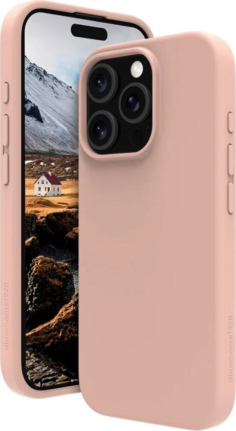 dbramante1928 iPhone 16 Pro Max Monaco Deksel - MagSafe Kompatibel - Pink Sand