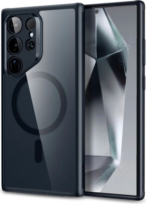 Samsung Galaxy S24 Ultra ESR Classic Hybrid Halolock Deksel - MagSafe-kompatibelt - Svart Gjennomsiktig