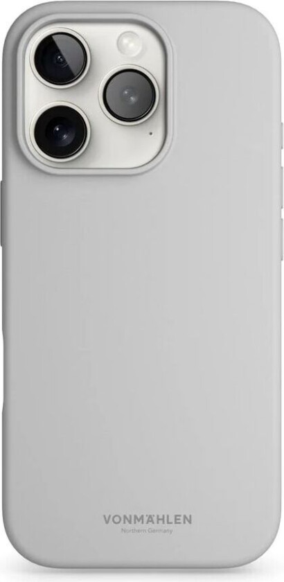 iPhone 16 Pro Eco Silikon Deksel - MagSafe Kompatibel - Light Grey