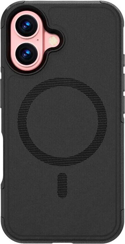 iPhone 16 4smarts Defend Deksel - MagSafe-kompatibelt - Svart