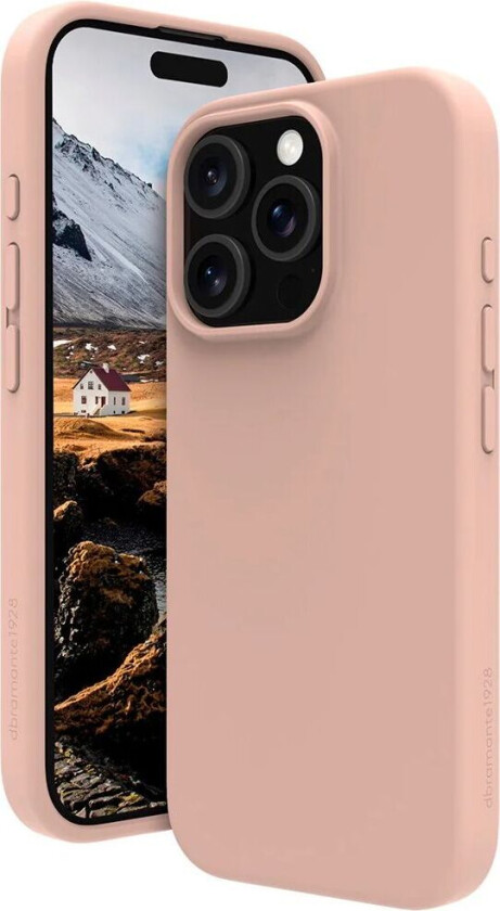 dbramante1928 iPhone 16 Pro Monaco Deksel - MagSafe Kompatibel - Pink Sand