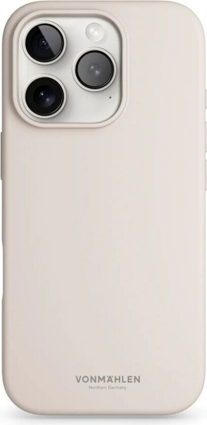 iPhone 16 Pro Eco Silikon Deksel - MagSafe Kompatibel - Cream