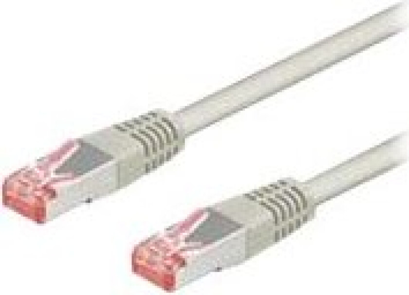 Bilde av Goobay - Nettverkskabel - Rj-45 (Hann) Til Rj-45 (Hann) - 5 M - Trådpar I Metallfolie (Pimf) - Cat 6 - Formstøpt - Grå