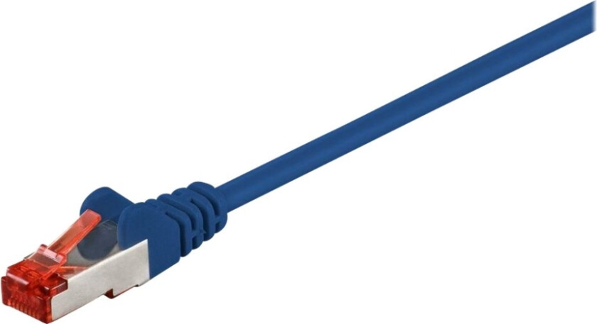 Microconnect - Nettverkskabel - Rj-45 (Hann) Til Rj-45 (Hann) - 25 M - 6 Mm - Sftp - Cat 6 - Halogenfri, Rund, Flertrådet - Blå