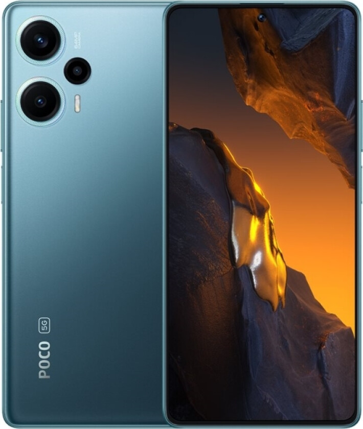 Poco F5 - 5G Smarttelefon - Dobbelt-Sim - Ram 8 Gb / Internminne 256 Gb - Oled-Display - 6.67" - 2400 X 1080 Piksler (120 Hz) - 3X Bakkamera 6