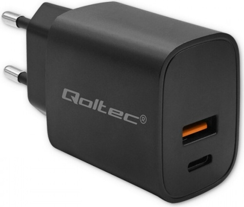 Lader Gan Power Pro Lader | 1Xusb-C | 1Xusb | 30W | 5-20V | 1,5-3A | Svart