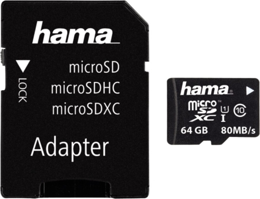 Microsdxc 64Gb - Microsdxc - Schwarz - Uhs-I - Class 10 - Sd (00124152)
