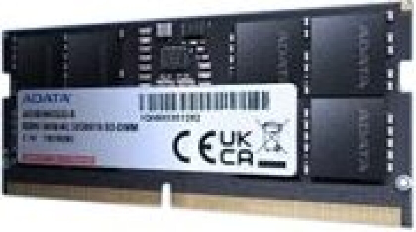 Adata Ad5s560032g-S, 32 Gb, 1 X 32 Gb, Ddr5, 5600 Mhz, 262-Pinners So-Dimm