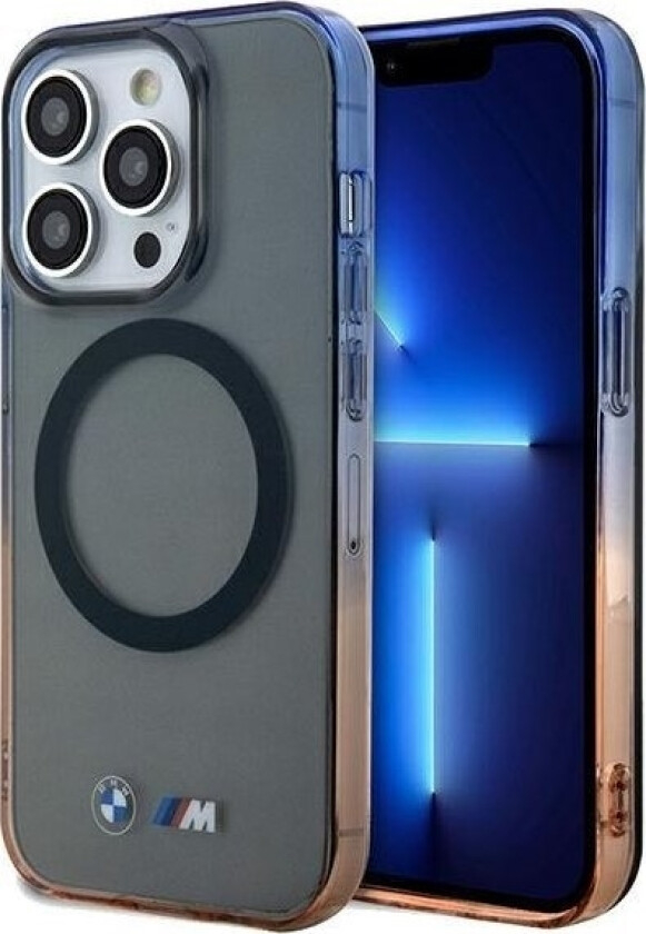 Bmw Gradient Bumper Magsafe-Deksel Til Iphone 15 Pro - Søyle