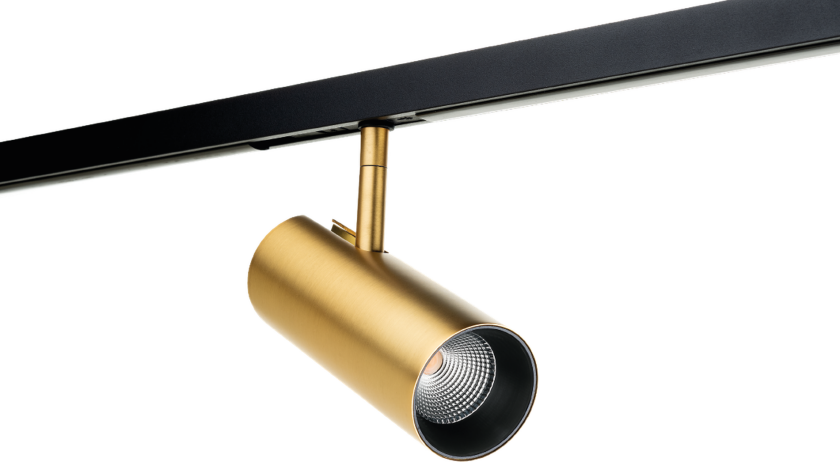 Zip Tube Mini for spotskinne 14W 2700K RA98 Dimbar - Messing - Messing