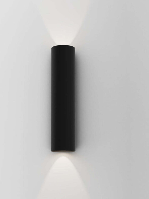 Yuma 300 vegglampe opp/ned - Svart