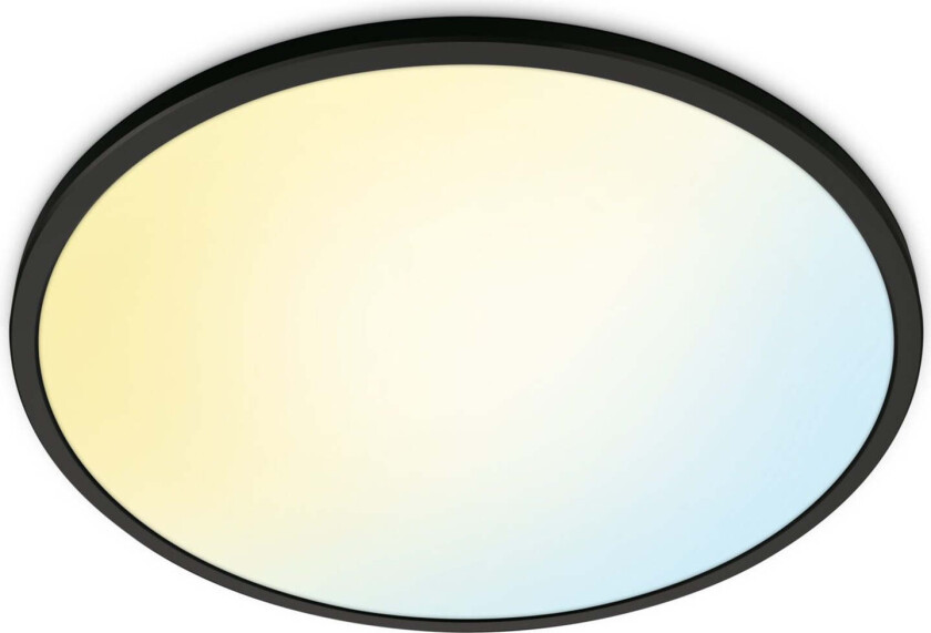 Smart Superslim taklampe 22W 2700-6500K 43 cm Wîfi - Svart - Svart