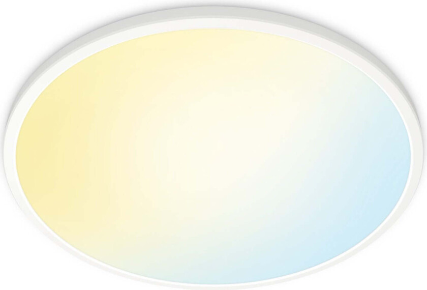 Smart Superslim taklampe 22W 2700-6500K 43 cm Wîfi - Hvit - Hvit
