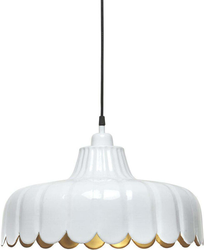 Wells takpendel 45 cm - hvit/gull - Hvit / Gull