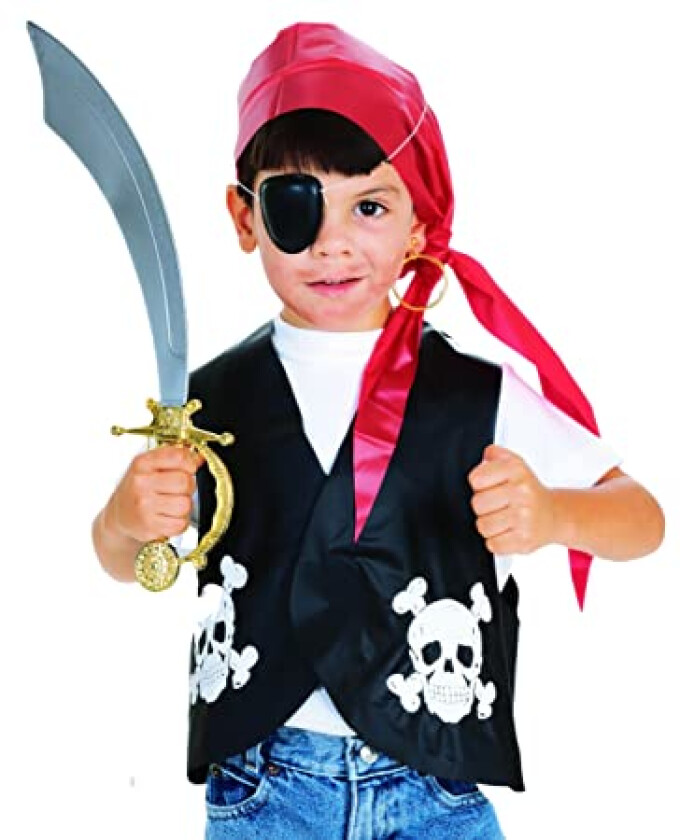 Piratsett til barn, one size