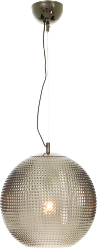 Vegas takpendel 35 cm - Krom / Røyk