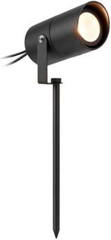 Unite 12 Hagespot 3W 3000 Kelvin utendørs IP44 - Utbyggbar - Svart - Svart