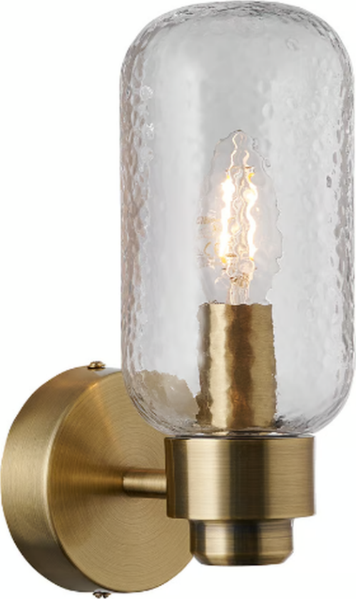 Tutan vegglampe for baderom IP44 - Messing