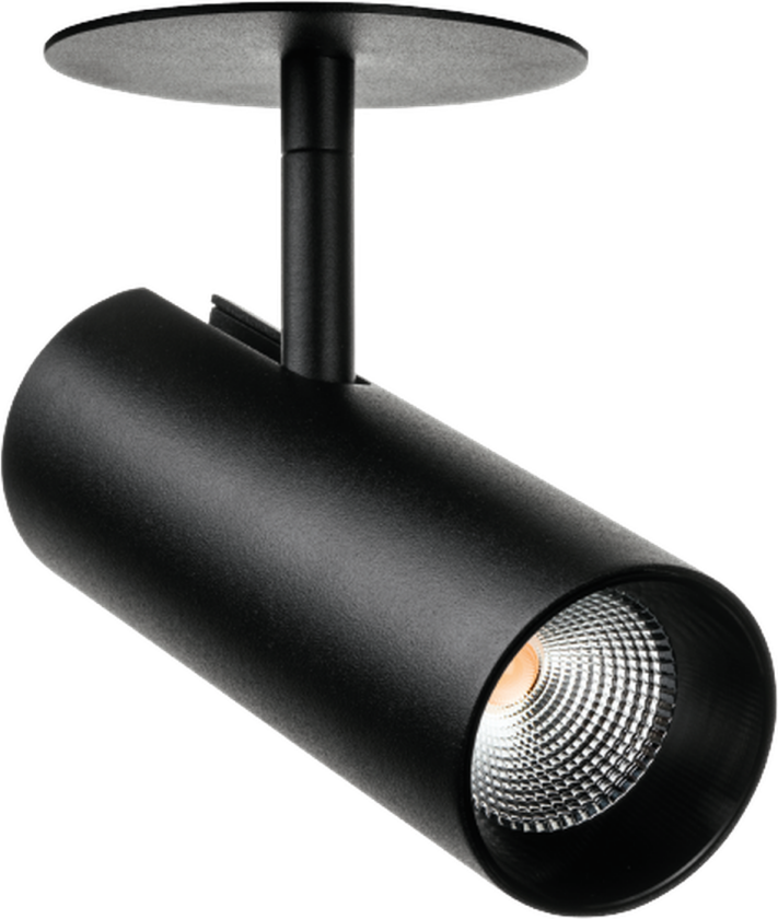 Tube Mini innfelt takspot 14W 2700 kelvin dimbar - Svart