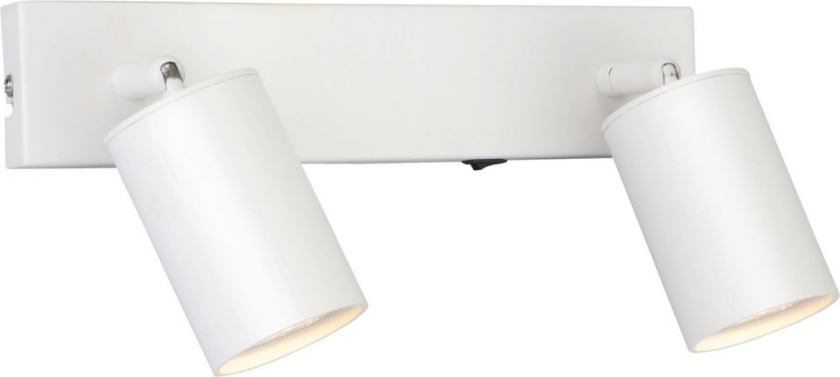 Toronto dobbel vegglampe - Hvit - Hvit