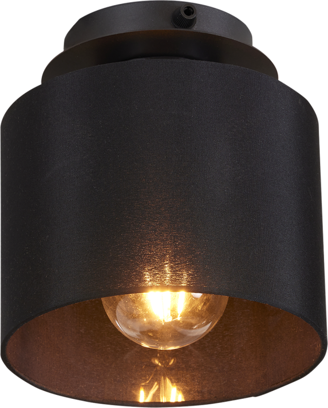 Torino taklampe - Svart - Svart