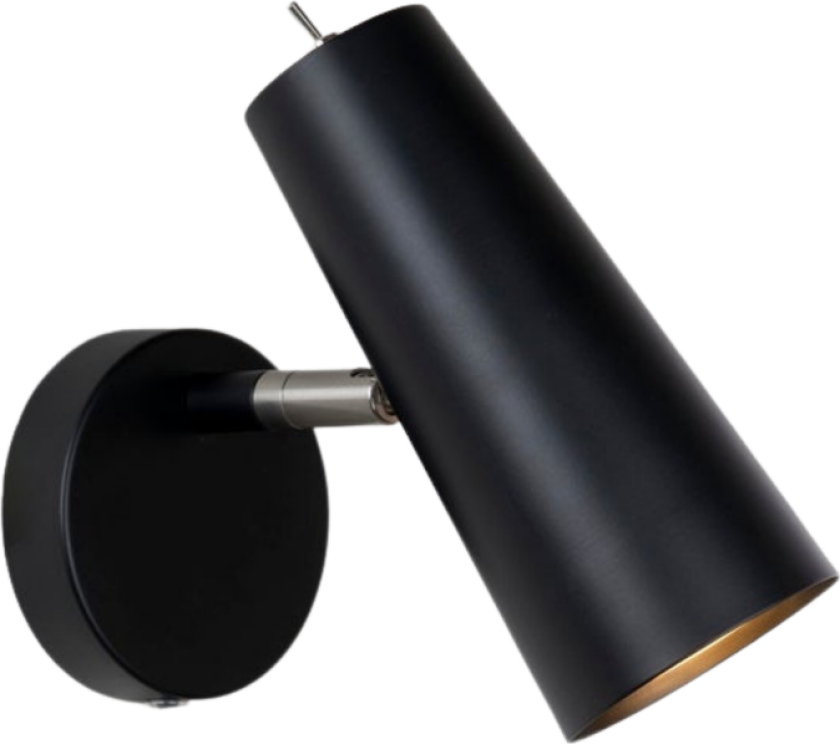 Texas vegglampe - Svart - Svart