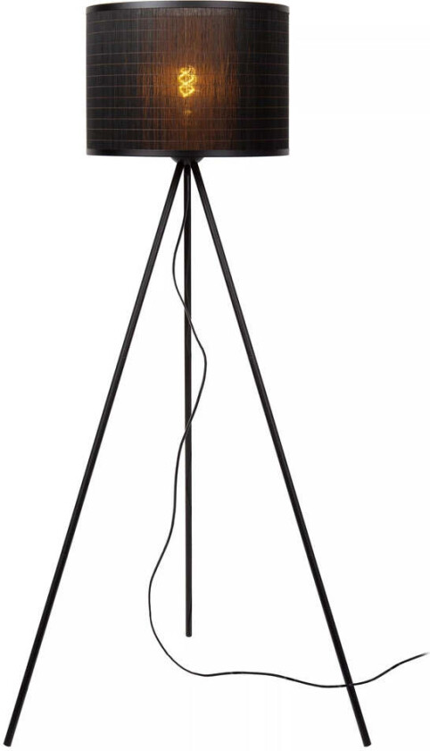 Tagalog gulvlampe 142 cm - Svart - Svart