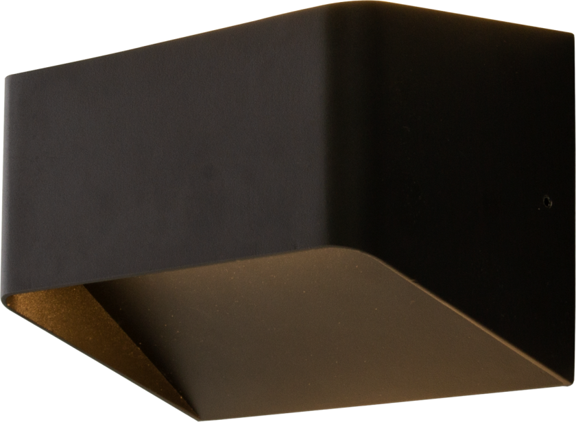 Søgne vegglampe opp/ned utendørs IP54 10W 3000K - Svart - Svart