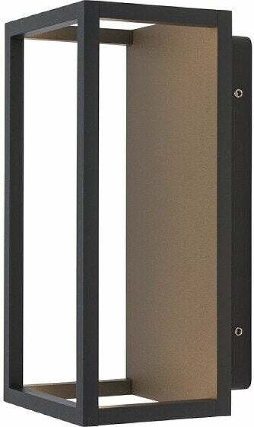 Symmetry vegglampe utendørs IP54 7W - Svart - Svart