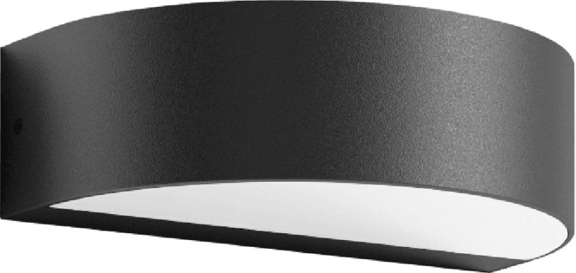 Subra vegglampe opp/ned utendørs 2x4,5W IP54 - Mørk grå - Grå